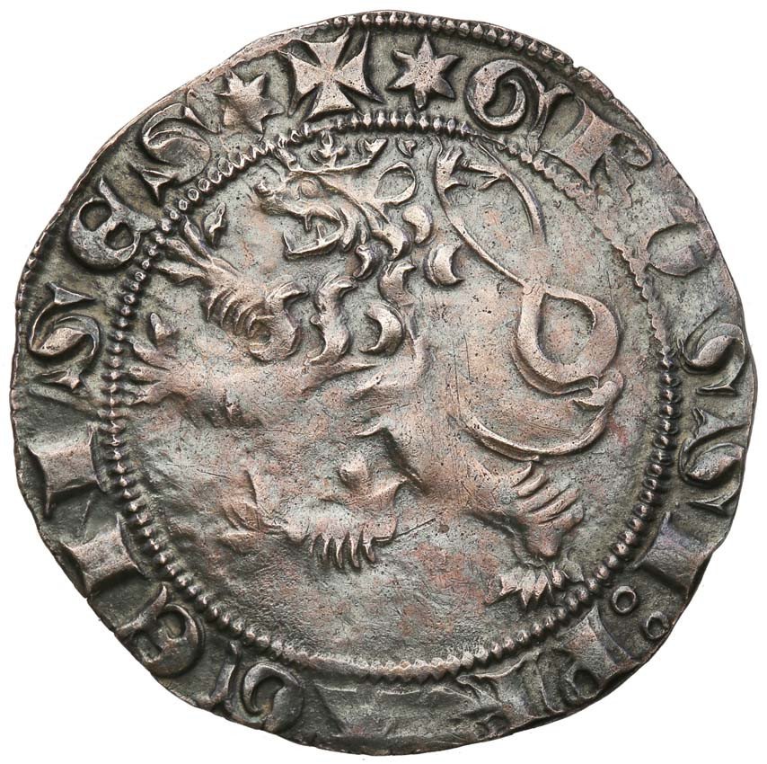 Polska/Czechy Wacław II. 1300-1305. Grosz praski